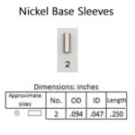 Sleeve size 2 nickel-SL2