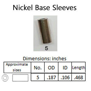 Size 5 Nickel Sleeves (SL5-12)