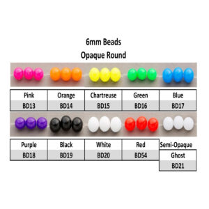 Beads 6mm Opaque Round