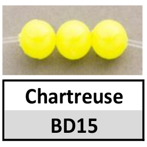 Beads 6mm Round Opaque Chartreuse (BD15-6mm)