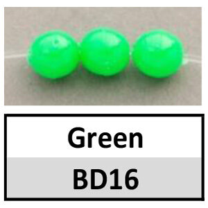 Beads 6mm Round Opaque Green (BD16-6mm)