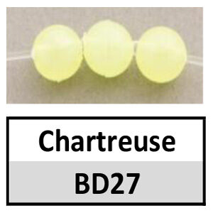 Beads 8mm Round Chartreuse Glow in the Dark (BD27-8mm)