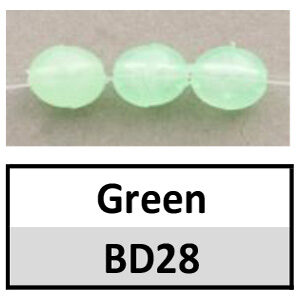 Beads 10mm Round Green Glow in the Dark (BD28-10mm)