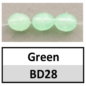 Beads 6mm Green Glow in the Dark (BD28-6mm)