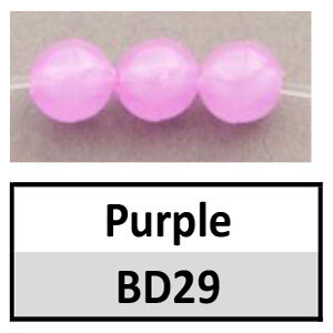 Beads 10mm Round Purple Glow in the Dark (BD29-10mm)