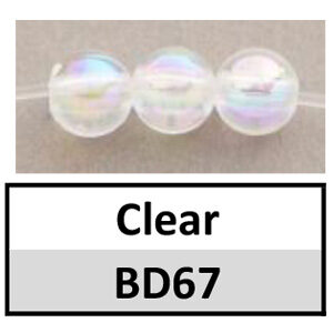 Beads 6mm Round Trans AB (BD-6mm-trAB)