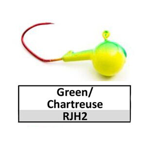 Jigs Round Head (lead product) – 1/2 oz – Green/Chartreuse (JH2)