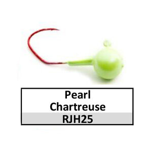 Jigs Round Head (lead product) – 3/8 oz – Pearl Chartreuse (JH25)