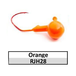 Jigs Round Head (lead product) – 1/4 oz – Orange (JH28)