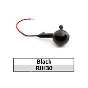 Jigs Round Head (lead product) – 3/8 oz – Black (JH30)