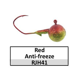 Jigs Round Head (lead product) – 1/4 oz – Red/Antifreeze (JH41)