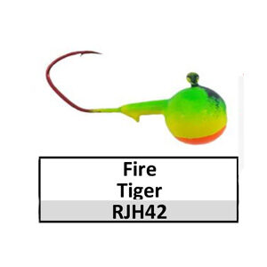 Jigs Round Head (lead product) – 1/2 oz – Fire Tiger (JH42)