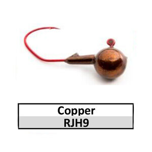 Jigs Round Head (lead product) – 3/8 oz – Copper (JH9)