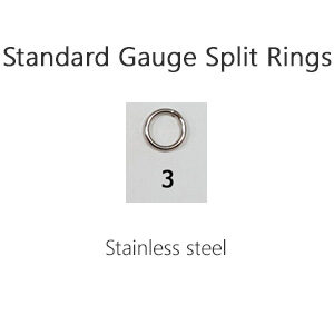 Size 3 Standard Gauge Split Rings (SR3-12)