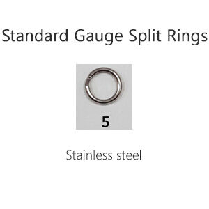 Size 5 Standard Gauge Split Rings (SR5-12)