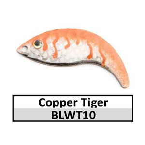 Size 4 Whiptail Custom Painted Spinner Blades – Copper Tiger (BLWT10-4)
