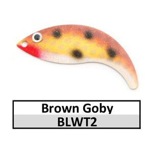 Size 4 Whiptail Custom Painted Spinner Blades – Brown Goby (BLWT2-4)
