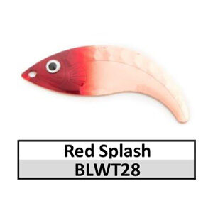 Size 4 Whiptail CP Copper Spinner Blades – red splash