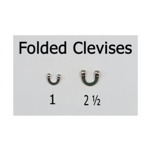 Size 2½ Folded Clevises (FC2½-100)
