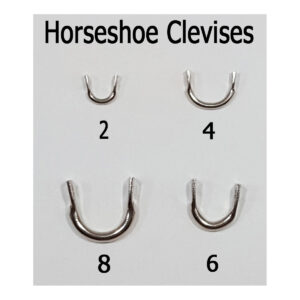 Horseshoe Clevises – Nickel Plated (HC-)