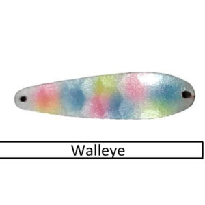 Walleye Spoons – silver, copper, painted backs