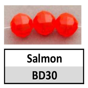 Beads 8mm Faceted Salmon (BD30-8mm)