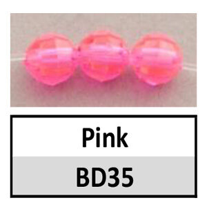 Beads 8mm Faceted Pink (BD35-8mm)