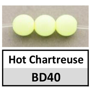 Beads 5mm Round Premium Hot Chartreuse (BD40-5mm)