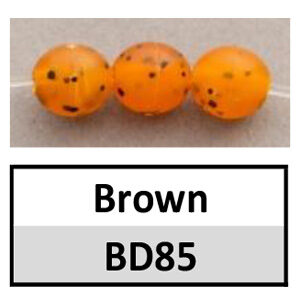 Beads 6mm Round Brown Pepper (BD85-6mm)