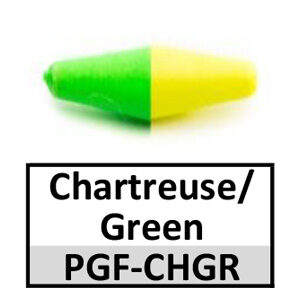 Double Tapered Peg Float Chartreuse/Green (PGF-CHGR)