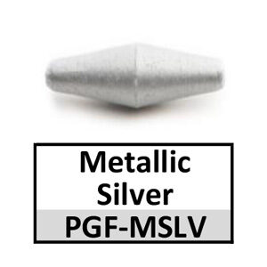 Double Tapered Peg Float Metallic Silver (PGF-MSLV)