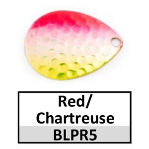 Size 4 Colorado Premium Rainbow Spinner Blades – BLPR5 red/chartreuse silver
