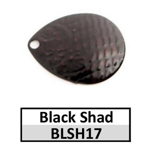 Size 4 Colorado Proscale Spinner Blades – BLSH17 black shad