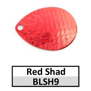 Size 4 Colorado Proscale Spinner Blades – BLSH9 red shad