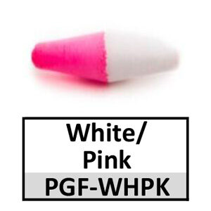 Double Tapered Peg Float White/Pink (PGF-WHPK)