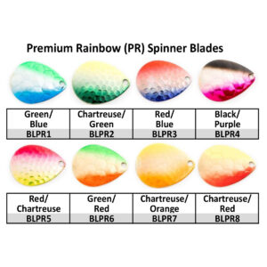 Size 5 Colorado Premium Rainbow Spinner Blades