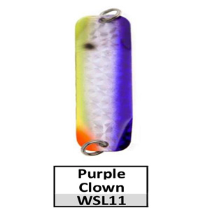 Walleye Slasher-Dodger – Purple Clown (WSL11)