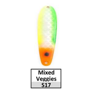 Walleye Spoons-Gold base (trolling) – Mixed Veggies-S17