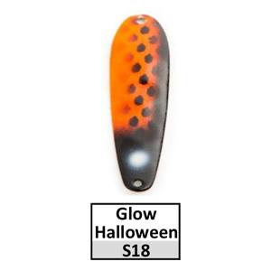 Walleye Spoons-Gold base (trolling) – Glow Halloween-S18
