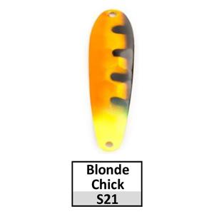 Walleye Spoons-Gold base (trolling) – Blonde Chick-S21