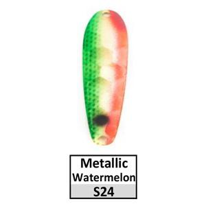 Walleye Spoons-Gold base (trolling) – Metallic Watermelon-S24