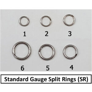 Size 6 Standard Gauge Split Rings (SR6-12)