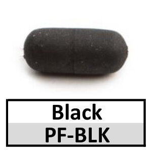 Pill Style Rig Floats Black (PF-BLK)