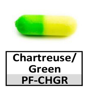 Pill Style Rig Floats Chartreuse/Green (PF-CHGR)