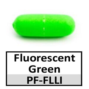 Pill Style Rig Floats Fluorescent Green (PF-FLLI)
