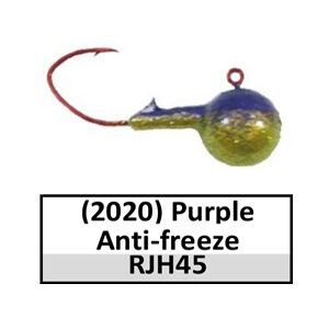 Jigs Round Head (lead product) – 1/4 oz – Purple/Antifreeze (JH45)