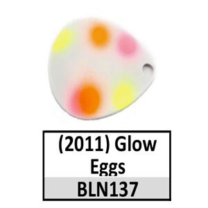 Willow NB Custom Painted Spinner Blades – N137 Glow Easter Eggs