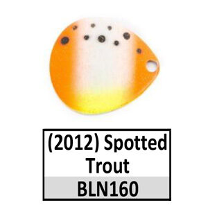 Size 0 Colorado NB CP Spinner Blades – N160 Spotted Trout