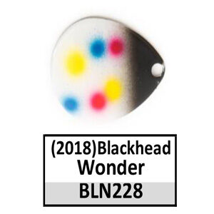 Willow NB Custom Painted Spinner Blades – N228 Blackhead Wonder