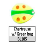 BL105/BL3 chartreuse w/ green bug